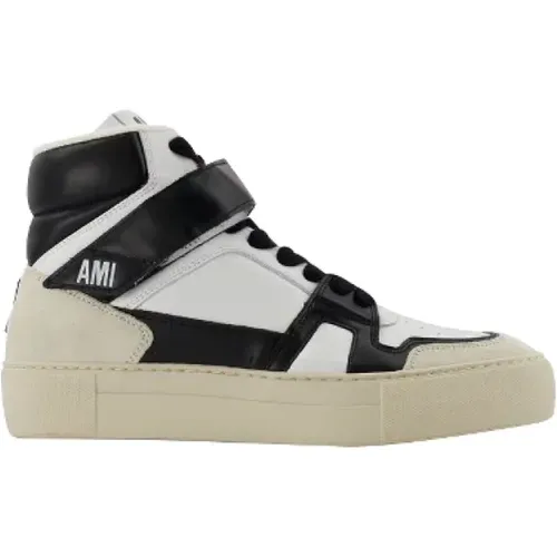 Leder sneakers , Damen, Größe: 43 EU - Ami Paris - Modalova