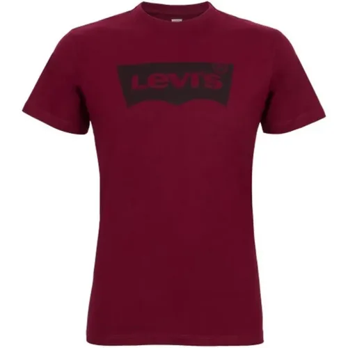 Rotes Logo Baumwoll T-Shirt Levi's - Levis - Modalova