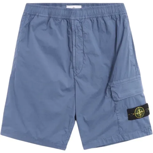 Bequeme Passform Cargo Bermuda Shorts , Herren, Größe: W32 - Stone Island - Modalova