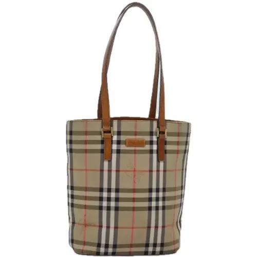 Pre-owned Canvas totes , female, Sizes: ONE SIZE - Burberry Vintage - Modalova