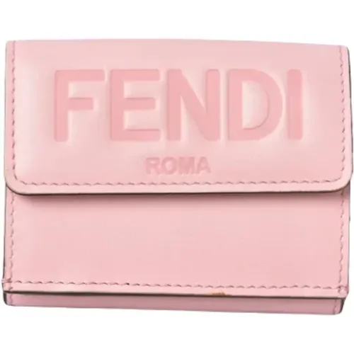 Pre-owned Leather wallets , female, Sizes: ONE SIZE - Fendi Vintage - Modalova