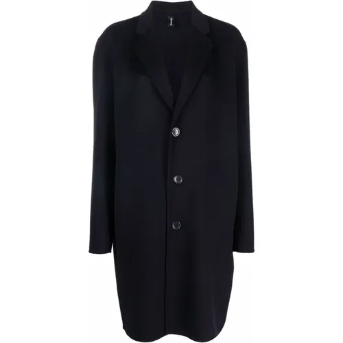 Single-breasted button coat , male, Sizes: XL - Paltò - Modalova