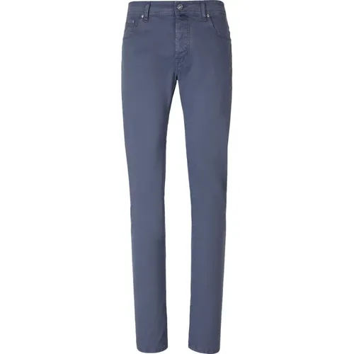 Vintage Slim-fit Denim Jeans , Herren, Größe: W34 - Jacob Cohën - Modalova