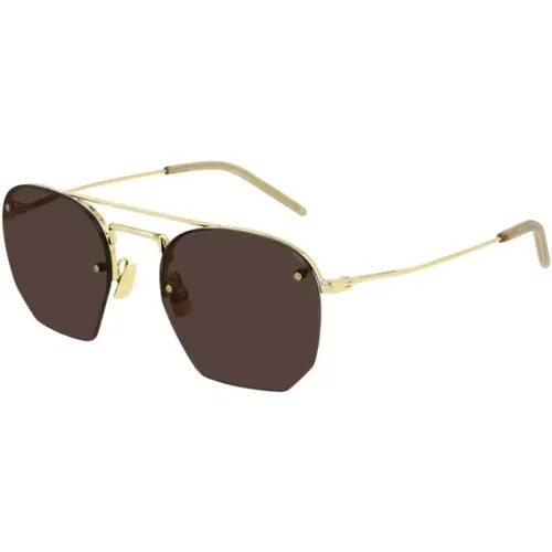 Stylish Sunglasses with Indeterminado Mount , male, Sizes: 52 MM - Saint Laurent - Modalova