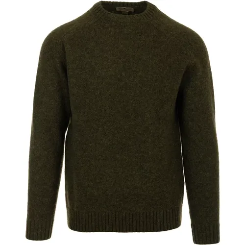 Militär Crew Neck Jumper Pullover , Herren, Größe: S - Irish Crone - Modalova