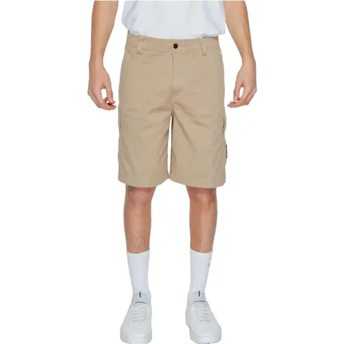 Men's Bermuda Shorts Spring/Summer Collection , male, Sizes: L, XL, 2XL, M, S - Calvin Klein Jeans - Modalova