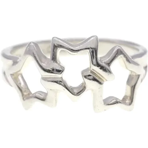 Pre-owned Silver rings , female, Sizes: ONE SIZE - Tiffany & Co. Pre-owned - Modalova