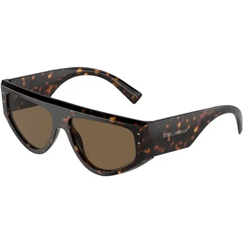 Dark Frame Sunglasses , male, Sizes: 57 MM - Dolce & Gabbana - Modalova