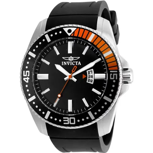 Pro Diver Quartz Watch - Black Dial , male, Sizes: ONE SIZE - Invicta Watches - Modalova