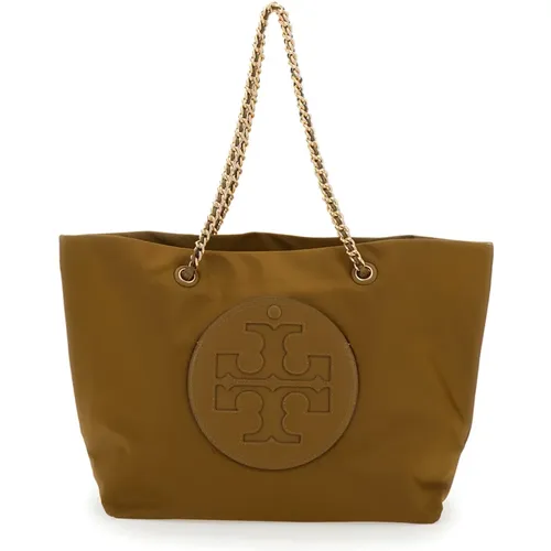 Braune Ella Tote Taschen Tory Burch - TORY BURCH - Modalova