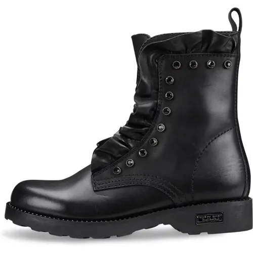Rock Lace-Up Leather Ankle Boots , Damen, Größe: 37 EU - Cult - Modalova