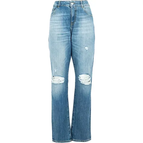 High-Waist Zerrissene Jeans PINKO - pinko - Modalova