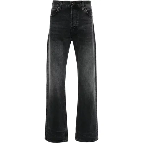 Washed Denim Jeans , male, Sizes: W33 - Haikure - Modalova