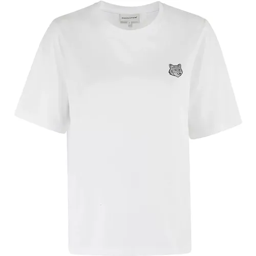 T-Shirts , Damen, Größe: M - Maison Kitsuné - Modalova