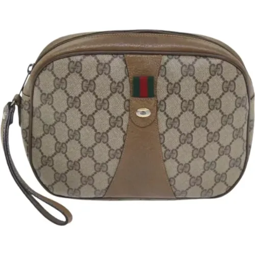 Pre-owned Canvas clutches , female, Sizes: ONE SIZE - Gucci Vintage - Modalova