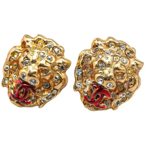 Pre-owned Metal earrings , female, Sizes: ONE SIZE - Chanel Vintage - Modalova