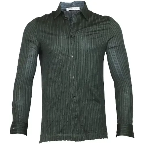 Vintage Striped Cotton Shirt , female, Sizes: S - Bottega Veneta Vintage - Modalova