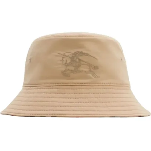 Kids Rev Bucket Hat Sand , unisex, Sizes: 8 Y, 14 Y - Burberry - Modalova