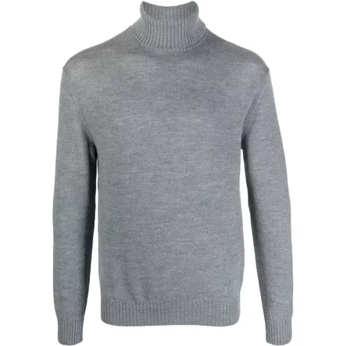 Grey Wool Turtleneck Sweaters , male, Sizes: M, L - Jil Sander - Modalova