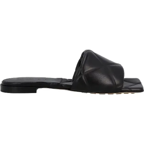 Pre-owned Leather sandals , female, Sizes: 4 UK - Bottega Veneta Vintage - Modalova