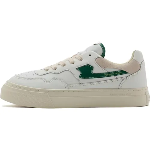 Pearl S-Strike Leder Sneakers , Herren, Größe: 38 EU - S.W.C. Stepney Workers Club - Modalova