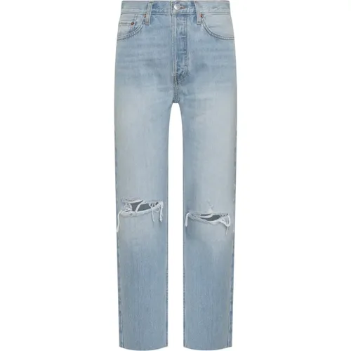 Breite Jeans , Damen, Größe: W25 - Re/Done - Modalova