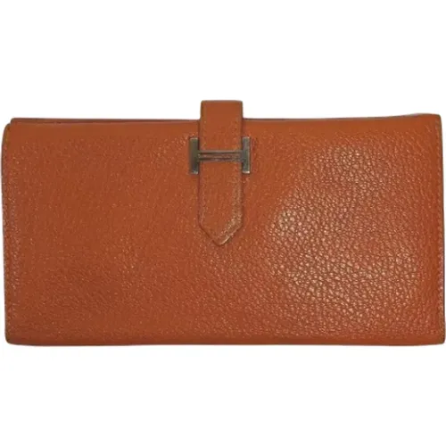 Pre-owned Leather wallets , female, Sizes: ONE SIZE - Hermès Vintage - Modalova