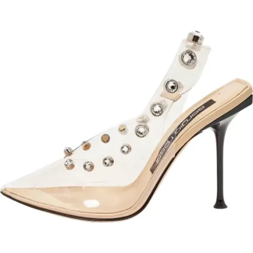 Pre-owned Fabric heels , female, Sizes: 5 1/2 UK - Sergio Rossi Pre-owned - Modalova