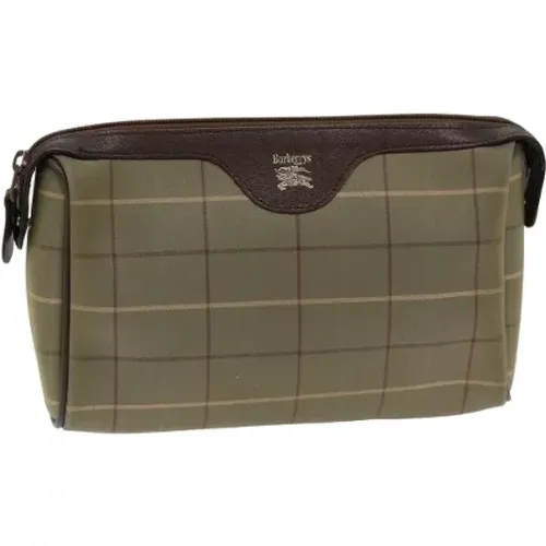 Pre-owned Canvas clutches , female, Sizes: ONE SIZE - Burberry Vintage - Modalova