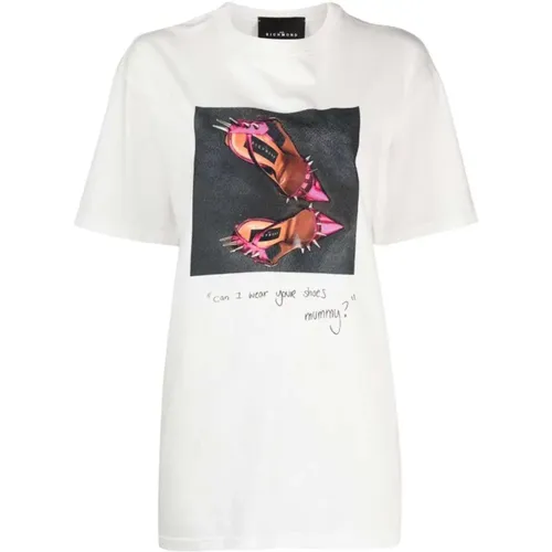 T-Shirts , Damen, Größe: L - John Richmond - Modalova