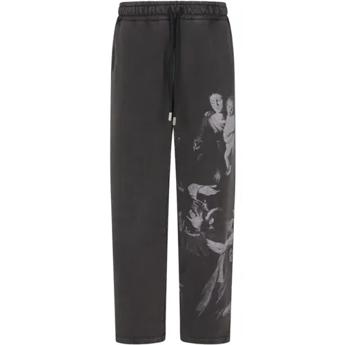 Schwarze Mary Sweatpants Off White - Off White - Modalova