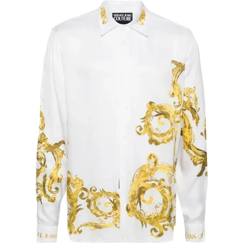 Weiße Hemden für Männer , Herren, Größe: S - Versace Jeans Couture - Modalova