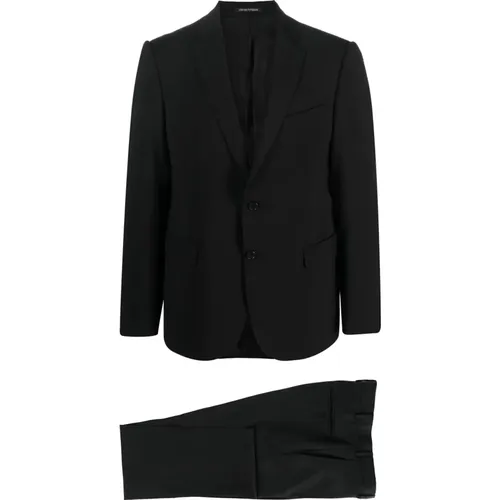 Classic Wool Suit , male, Sizes: 2XL, XL, L - Emporio Armani - Modalova