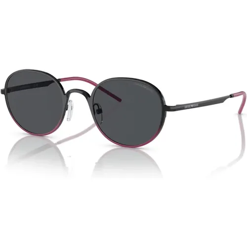 Stylish Sunglasses in Shiny , female, Sizes: 48 MM - Emporio Armani - Modalova