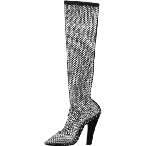 Pre-owned Mesh boots , female, Sizes: 4 UK - Yves Saint Laurent Vintage - Modalova