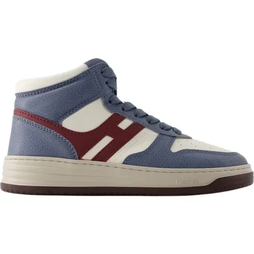 Blaue Leder H630 Sneakers , Damen, Größe: 40 EU - Hogan - Modalova