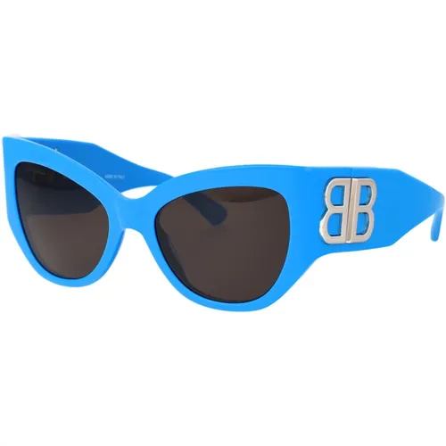Stylische Sonnenbrille Bb0322S , Damen, Größe: 55 MM - Balenciaga - Modalova