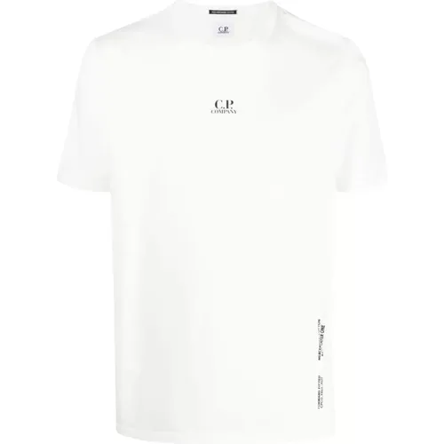 Logo Print T-Shirt , male, Sizes: XL, M, S, 2XL, L - C.P. Company - Modalova