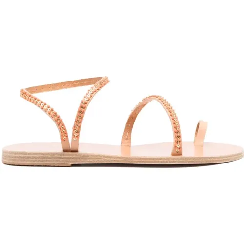 Summer Step Flat Sandals , female, Sizes: 4 UK - Ancient Greek Sandals - Modalova