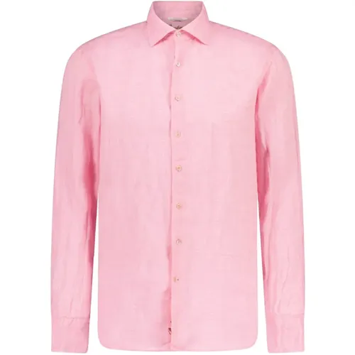 Linen Casual Shirt , male, Sizes: 3XL, XL, 2XL, L, M, S - Stenströms - Modalova