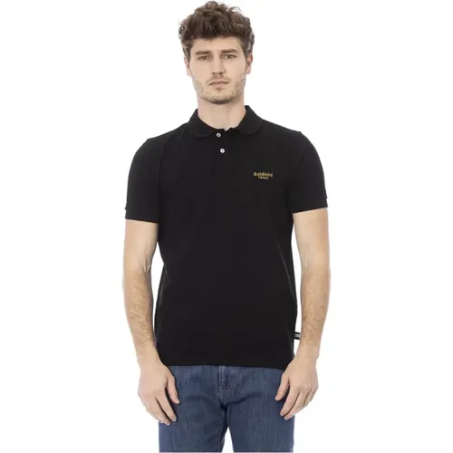 Bestickte Polo-Shirts Kurzarm , Herren, Größe: S - Baldinini - Modalova