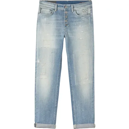 Stilvolle Cropped Jeans , Damen, Größe: W26 - Dondup - Modalova