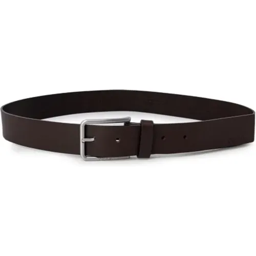 Leather Belt with Buckle Fastening , male, Sizes: 100 CM - Calvin Klein - Modalova