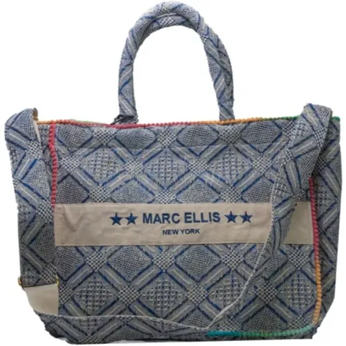 Colorful Cotton and Lurex Bag Buby L Indy 24 , female, Sizes: ONE SIZE - Marc Ellis - Modalova