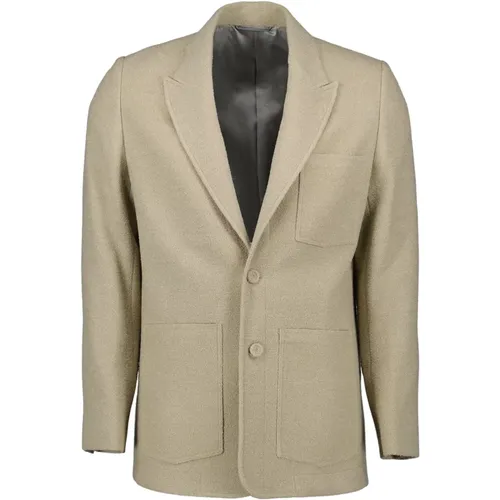 Wool blazer with peak lapel , male, Sizes: S - Dior - Modalova