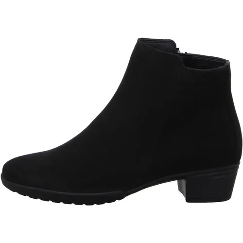 Damen Leder Stiefeletten , Damen, Größe: 38 1/2 EU - Hartjes - Modalova