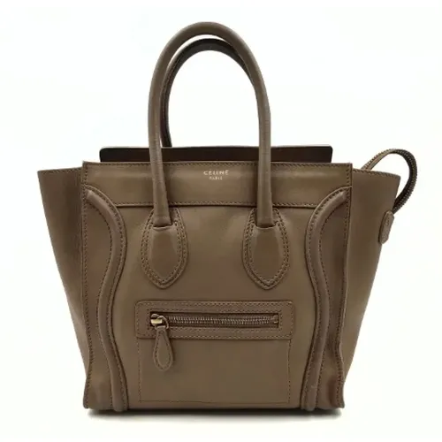 Pre-owned Leather celine-bags , female, Sizes: ONE SIZE - Celine Vintage - Modalova