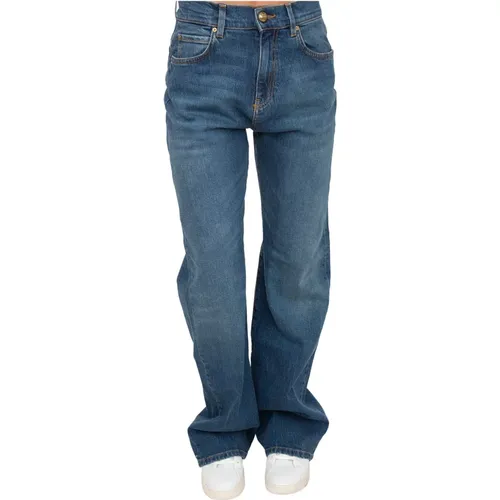 BLU Denim 5 Pocket Denim , female, Sizes: W29, W27, W25, W28 - pinko - Modalova