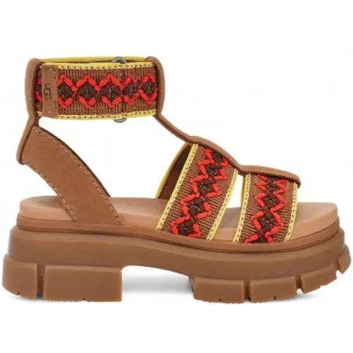 Suede Strap Sandals , female, Sizes: 6 UK, 8 UK, 5 UK, 7 UK - Ugg - Modalova