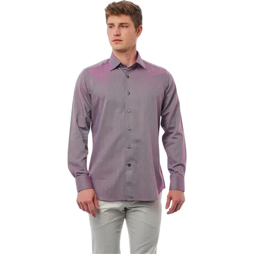 Regular Fit Italian Collar Shirt , male, Sizes: 2XL, XL, 3XL - Bagutta - Modalova